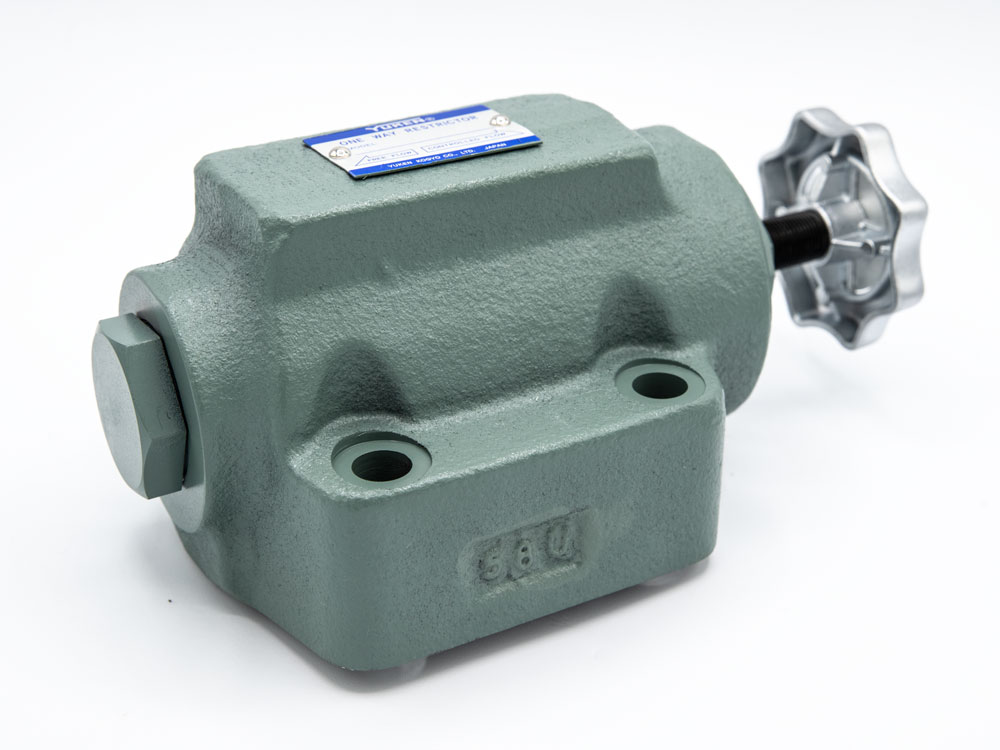 Restrictor valves with check