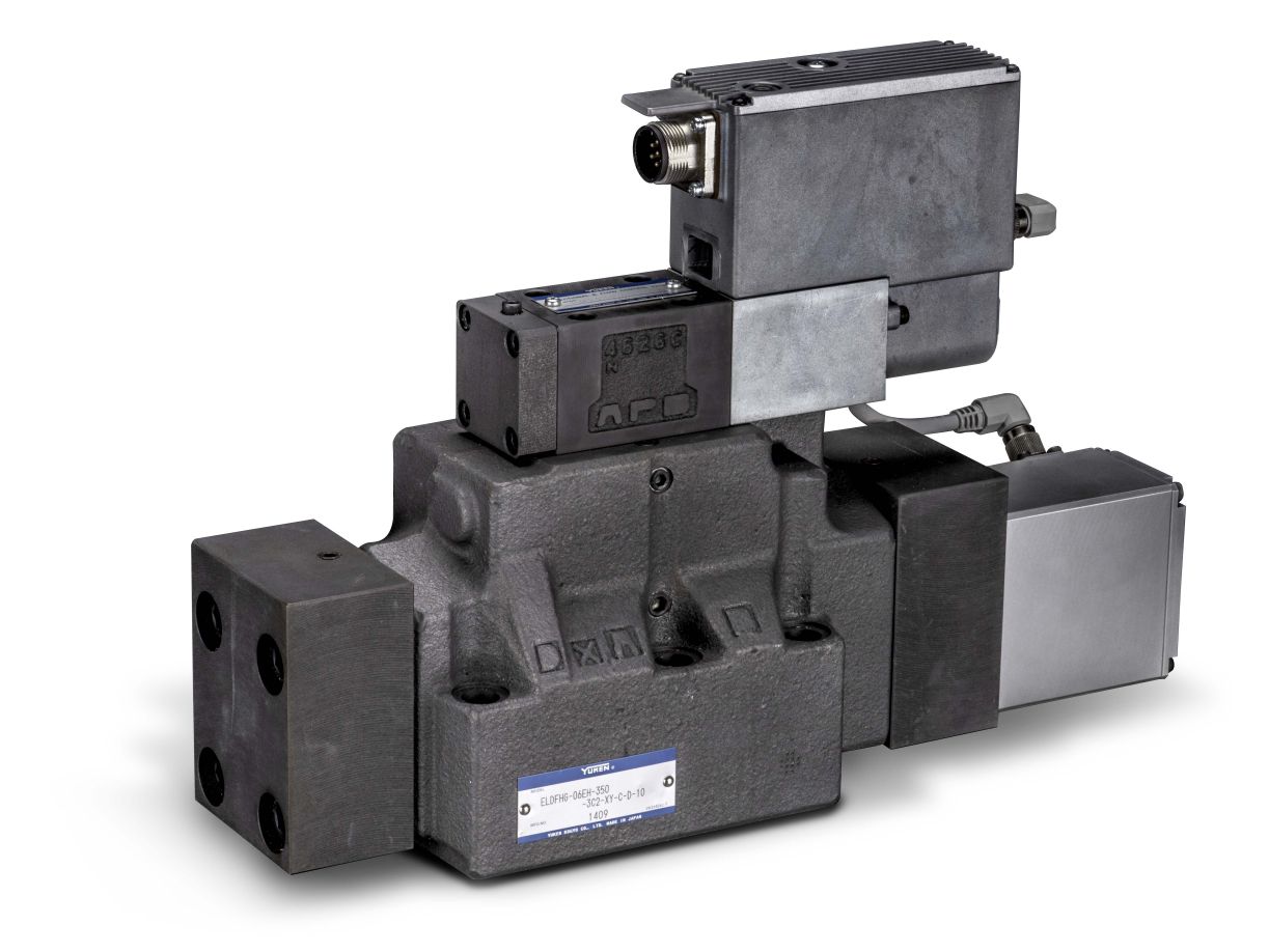 Cetop 8 (NG25) ELDFHG Series OBE (On-Board Electronic) Two Stage type High Response DCV Valve - ELDFHG-06EH | Hydraulics products | hydraulic specialist | hydraulic power pack